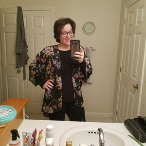 Floral cardigan